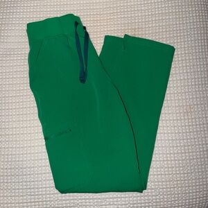 Figs High Waisted Yola Skinny Evergreen/S